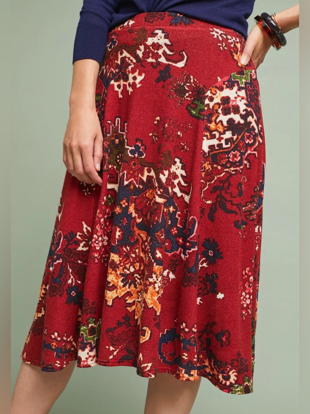 Anthropologie Narberth A-Line Skirt by Akemi + Kin Women’s Size Large